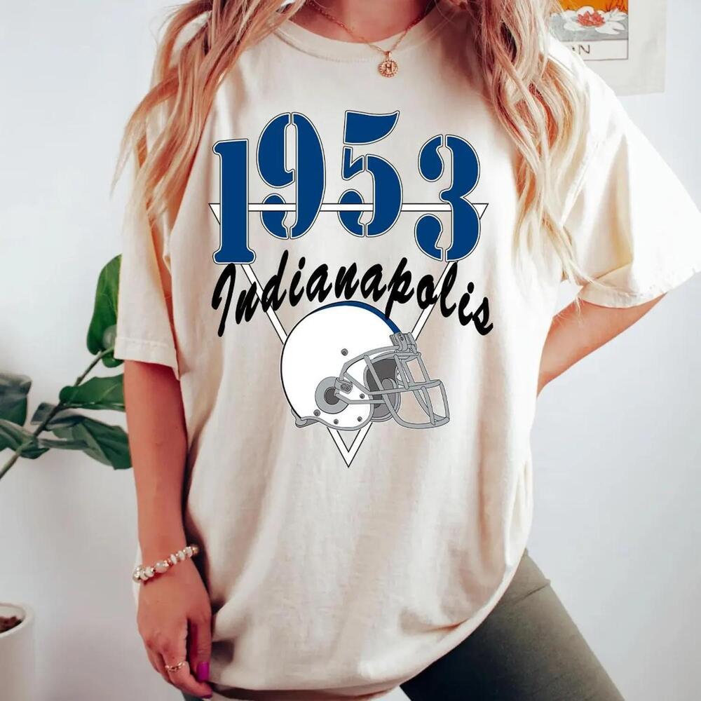 Indianapolis Football Shirt S Game Day Tee Football Fan Gift 7